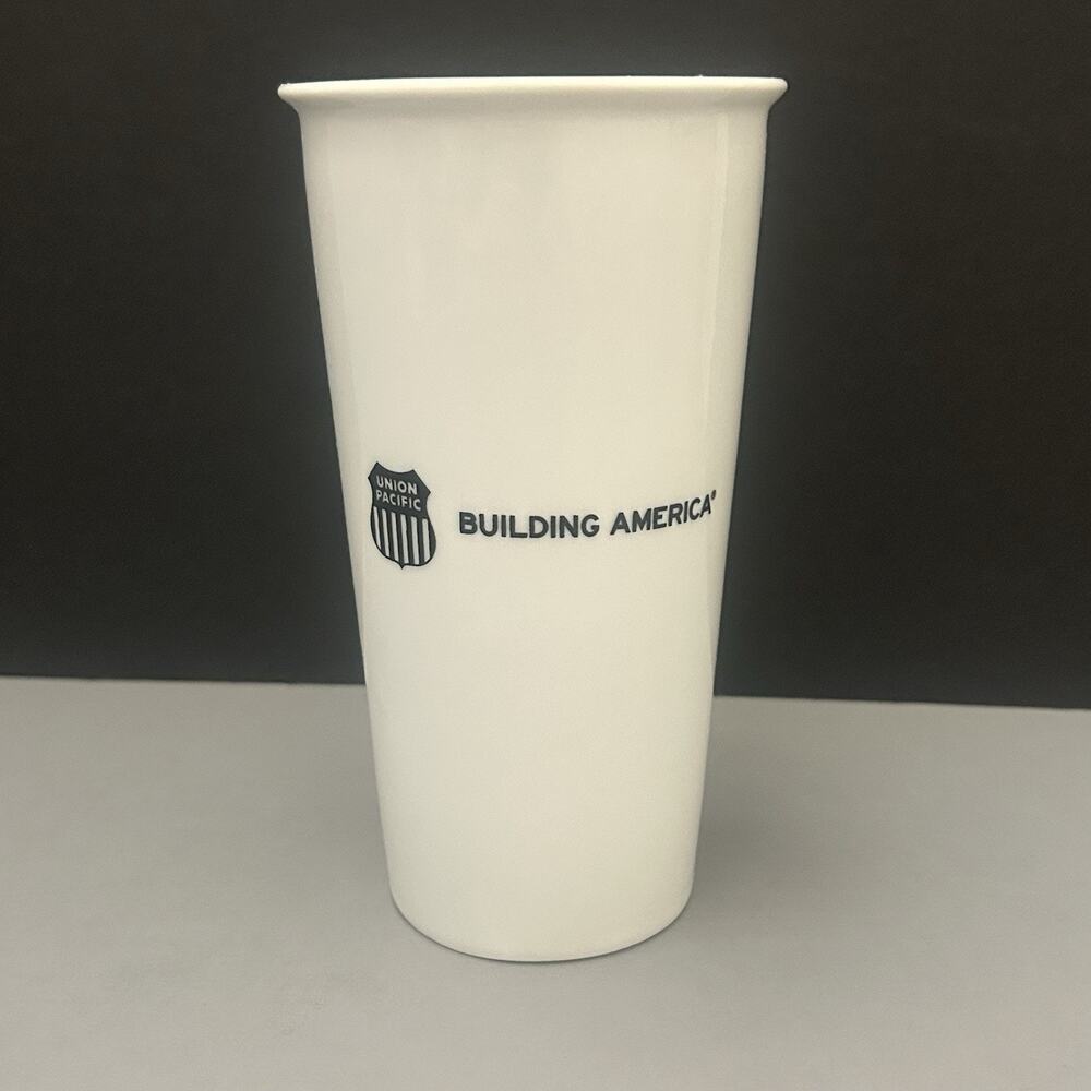 Union Pacific Ceramic Tumbler Cup Mug 16 oz